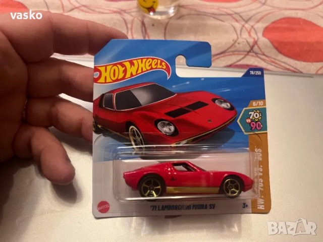 Hotwheels-Miura, снимка 2 - Колекции - 48869550