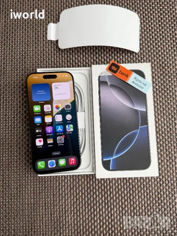 100% Батерия🔋 ❗️ iPhone 16 Pro ❗️Лизинг от 30€/мес ❗️Black Titanium 128Gb - черен / като нов! , снимка 12 - Apple iPhone - 55832745
