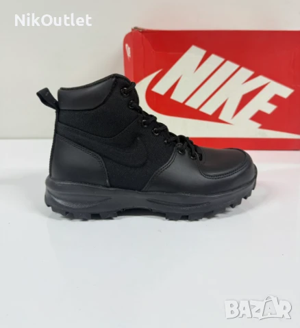Nike Manoa Black Lether