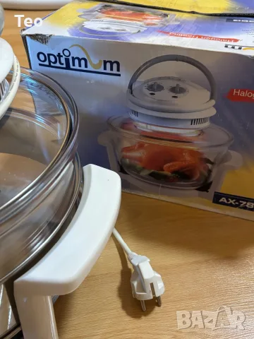 Халогенна конвекторна фурна Optimum AX-788G (1300W, 11-12L) – Като нова, в кутия!, снимка 2 - Печки, фурни - 55981874