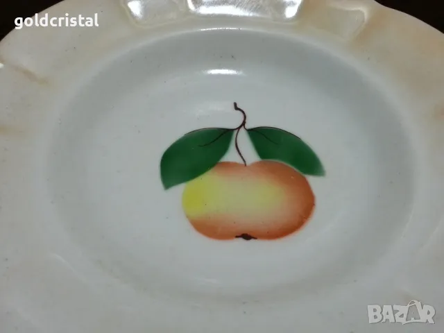 Стар български порцелан чиния , снимка 6 - Антикварни и старинни предмети - 48645499