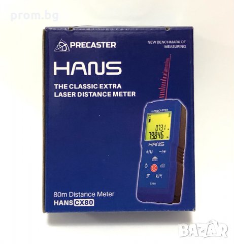 лазерна ролетка до 80 м, Precaster, внос от Германия, снимка 2 - Друга електроника - 31085996