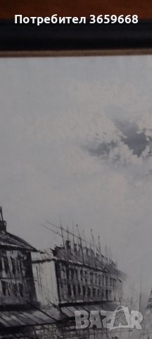 Картина на Duchamp,масло,87х56, подписана, снимка 4 - Антикварни и старинни предмети - 42467550