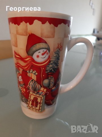 2 Коледни Високи  Чаши , снимка 3 - Чаши - 30409121