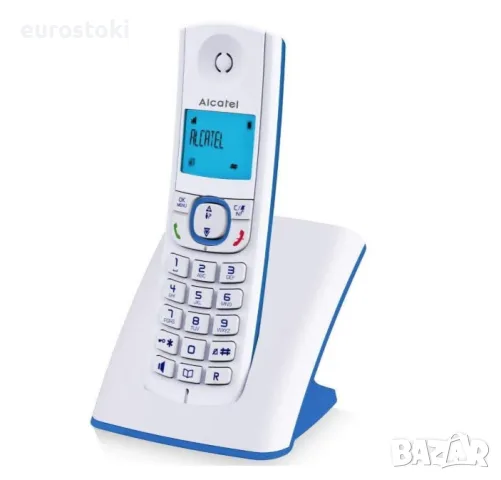 Безжичен телефон Alcatel F530, интелигентно блокиране на повикванията, високоговорител, снимка 2 - Стационарни телефони и факсове - 56185048