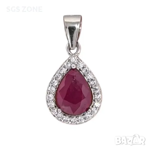 Сребърен Пръстен с Рубин/Син Сапфир/Жълт Сапфир, снимка 9 - Пръстени - 49870852