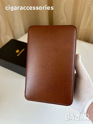 Cohiba преносим хумидор за 4 пури – кедрова вътрешност, снимка 5 - Табакери - 54310792