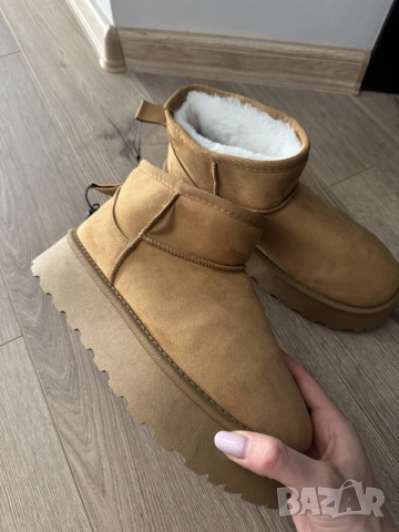 Боти Calliope тип UGG, снимка 5 - Дамски боти - 56346559