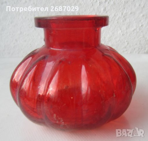 Куче мастилница, стара СТЪКЛЕНА МАСТИЛНИЦА червена мастилница стъкло и попивателна, снимка 6 - Други ценни предмети - 30858266