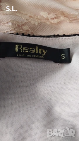 Официална черна къса рокля с пайети, снимка 5 - Рокли - 50606582