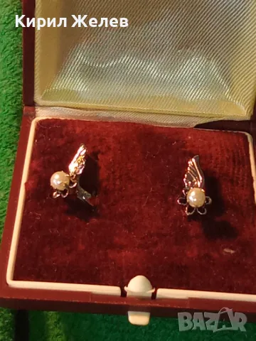 СТАРИ РУСКИ СССР СРЕБРИСТИ РЕТРО АРТ ОБЕЦИ от БЛАГОРОДНА СТОМАНА с ЧЕШКИ ПЕРЛИЧКИ и ЛУКС КУТИЯ 35001, снимка 15 - Антикварни и старинни предмети - 49917075