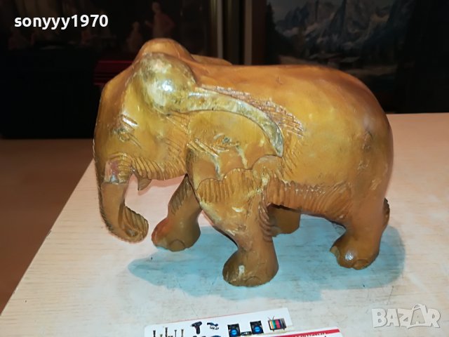 ДЪРВЕН СЛОН ОТ ФРАНЦИЯ 2011221319, снимка 12 - Антикварни и старинни предмети - 38732956