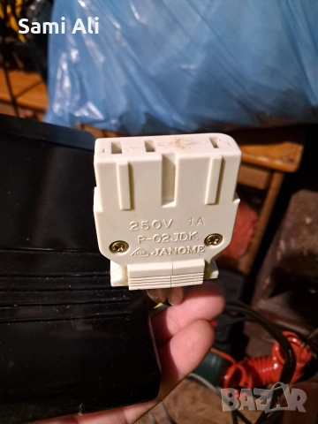 Оригинален педал за шевна машина Janome (работи отлично), снимка 4 - Други машини и части - 53893407