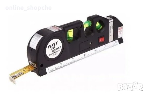 Лазерен нивелир с ролетка и линия, снимка 3 - Други инструменти - 30220933