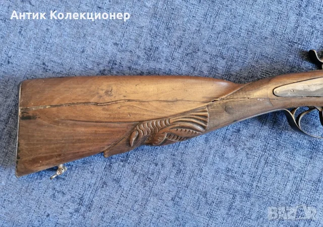 Пушка двуцевна, М1870, Франция, снимка 5 - Антикварни и старинни предмети - 55993193