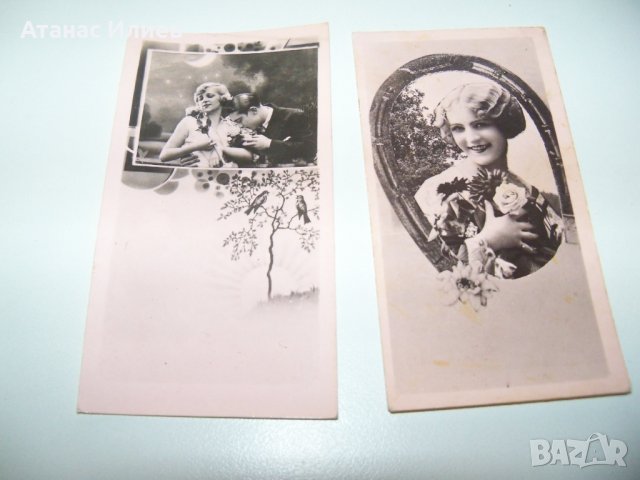 Лот от 7 малки романтични картички от 1941г., снимка 4 - Други ценни предмети - 37199431