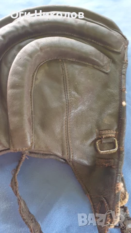 Стар авиаторски шлем, снимка 2 - Антикварни и старинни предмети - 51308846