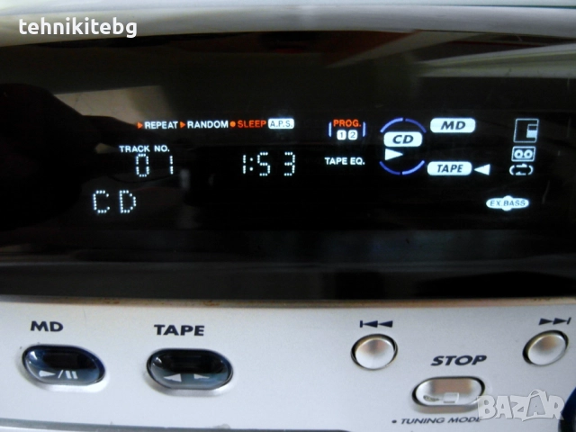 ⭐⭐⭐ KENWOOD MDX-F1 ⭐⭐⭐ Уникален , рядко срещан буумбокс със CD, MD, касета, радио и дистанционно, снимка 7 - Аудиосистеми - 31212663