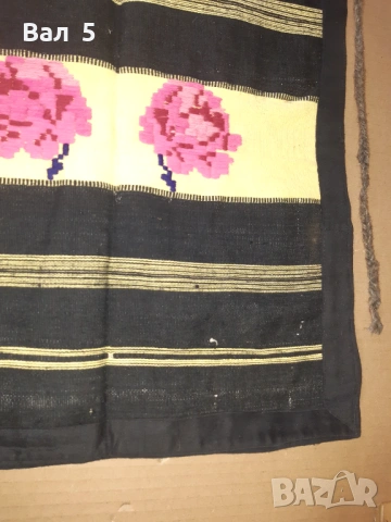 Автентична тъкана вълнена престилка , носия, снимка 2 - Антикварни и старинни предмети - 53875293