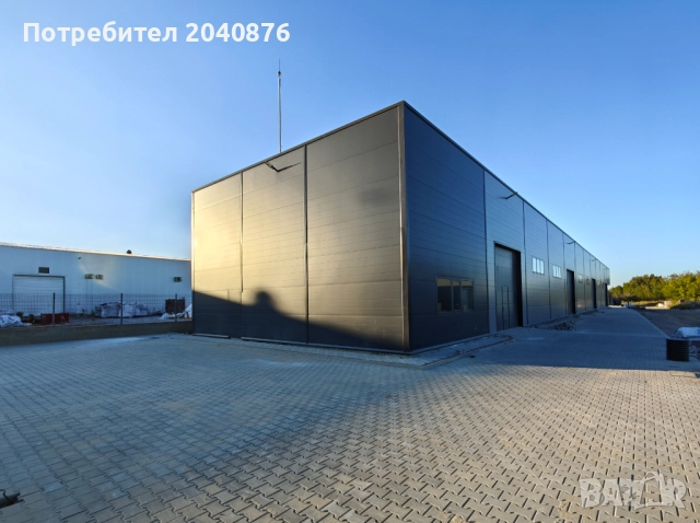 ПОД НАЕМ : Склад - Хале - Промишлено помещение 450кв.м - 900кв.м, снимка 3 - Складове - 50271080