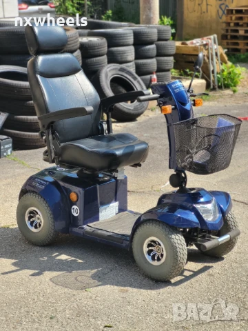 Скутер акумулаторен за трудно подвижни хора или инвалиди количка електрически скутер