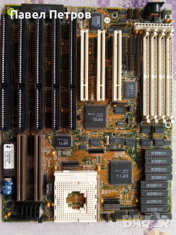 Дънна платка Soket 3 с процесор 486 DX2-66 ISA, VLB, PCI за стар ретро компютър 