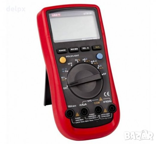 Мултицет със зумер UT-61A VAC/VDC | ADC/VDC | OHM | F | Hz