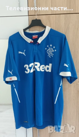 Оригинална футболна тениска на Глазгоу Рейнджърс домакински екип 2014/2015 Puma 746203 размер XL