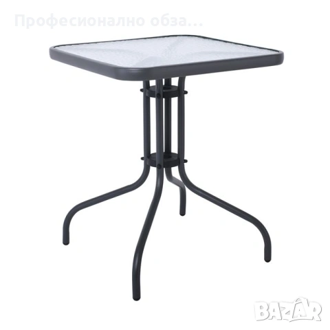 Здрави  метални столове с подлакътник метални с алуминиеви ламели в черно, снимка 3 - Градински мебели, декорация  - 53886513