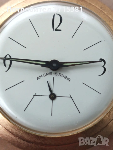 Позлатен часовник Ankre 15 rubis