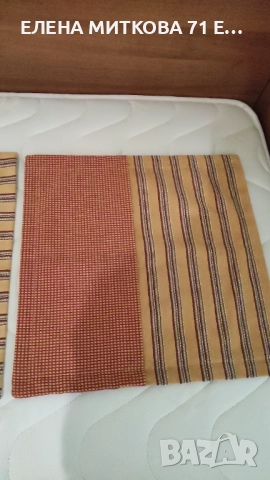 3 бр.калъфки за декоративни възглавници от дебел плат/дамаска, снимка 5 - Възглавници - 52002705