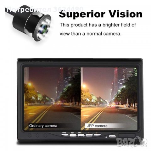 Камера за задно виждане за автомобил - Водоустойчива, снимка 7 - Аксесоари и консумативи - 39672132