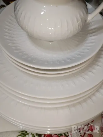EDELSTEIN BAVARIA- Сервиз от бял релефен порцелан за ценители, снимка 10 - Сервизи - 48935525