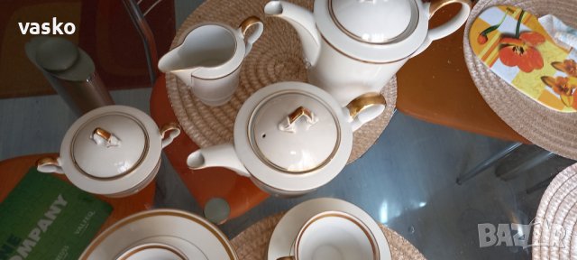 BAVARIA-костен порцелан,позлата, снимка 3 - Сервизи - 36629321