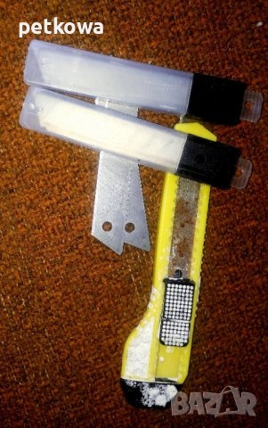 10 броя резервни ножчета за макетен нож, снимка 1