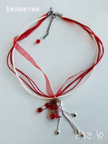 Колие чокър, снимка 3 - Колиета, медальони, синджири - 39450209