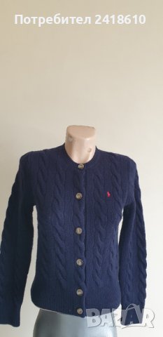 POLO Ralph Lauren Cable Wool / Cashmere Cardigan Knit Womens Size S НОВО! ОРИГИНАЛ! Дамски Пуловер -, снимка 7 - Жилетки - 44459292