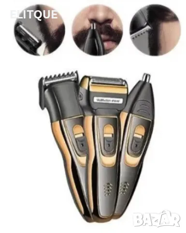 Машинка за подстригване и тример 3 в 1 G e m e i GM-595, снимка 2 - Машинки за подстригване - 48318634