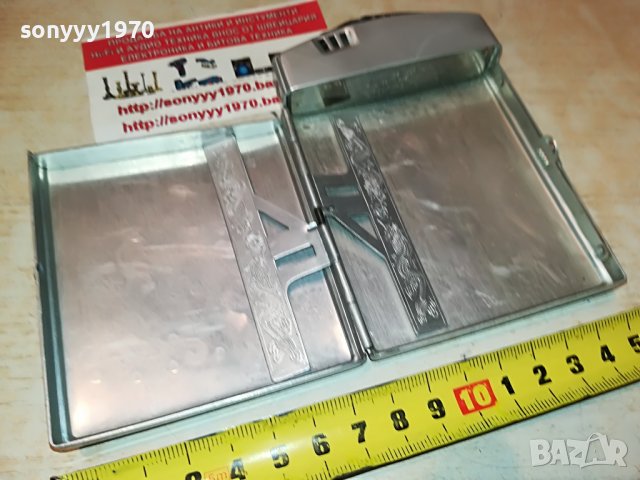 ТАБАКЕРА С ЗАПАЛКА 1705222108, снимка 2 - Колекции - 36794077