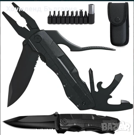 Многофунцкионален джобен инструмент 19в1 с нож и клещи