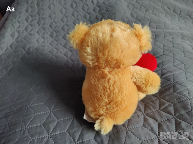 Продавам плюшена мека играчка Мече със сърце - нова, снимка 6 - Плюшени играчки - 52791112