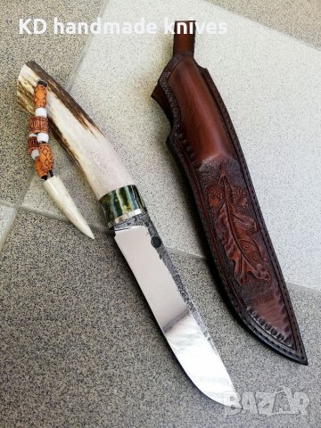 Ръчно изработен ловен нож от марка KD handmade knives ловни ножове, снимка 1 - Ловно оръжие - 39892354