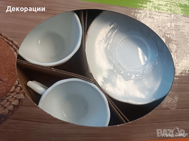 нов сервиз за кафе 12 части опал , снимка 2 - Сервизи - 52544616