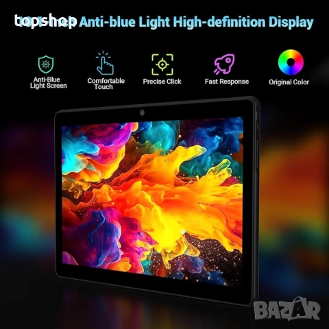 Нов таблет FASTWD 10-инчов Android 14, 36GB RAM + 128GB ROM, 5G WiFi таблет, GPS, 8000mAh..., снимка 5 - Таблети - 51982234