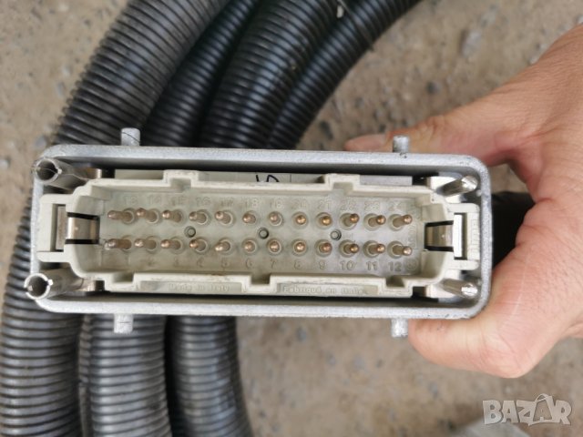 Индустриален кабел с конектори / букса 24 пина, снимка 4 - Други машини и части - 39801081