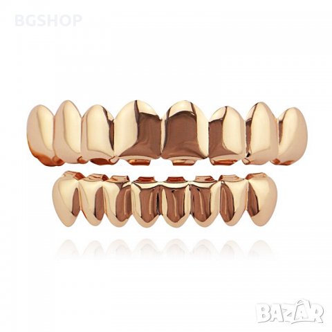 Hip Hop Grillz 8 set / Хип хоп грилз 8 комплект - Rose
