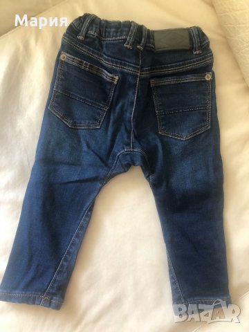 Дънки Zara 12-18 , снимка 3 - Бебешки дънки - 34239303