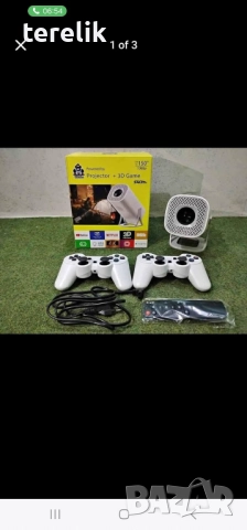 %Нов S40Max 450 Смарт проектор и игрова конзола с 35 000 вградени игри 4K, Android 11, снимка 3 - Плейъри, домашно кино, прожектори - 52379303