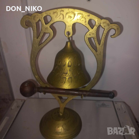 Месингова Камбанка-Гонг, снимка 4 - Антикварни и старинни предмети - 44692813