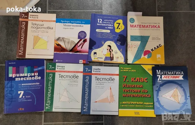 Помагала за 7 клас, НВО, снимка 3 - Учебници, учебни тетрадки - 55970522